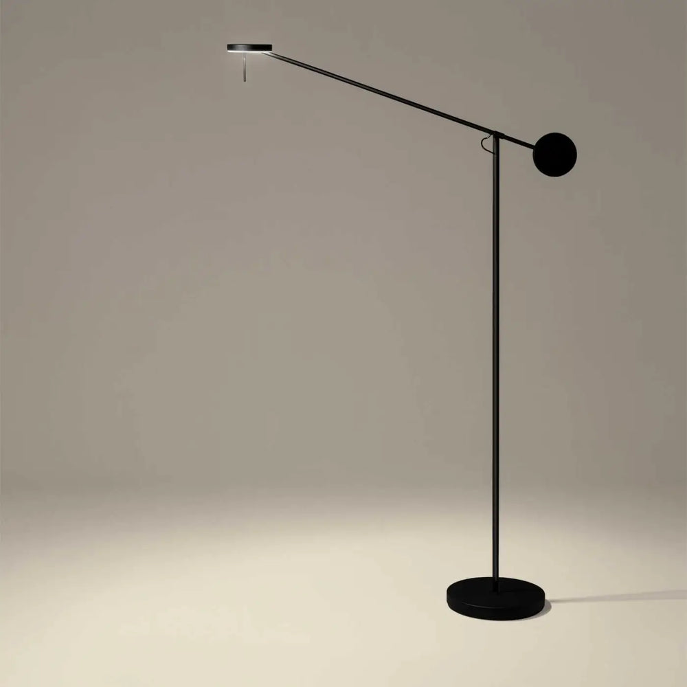 Détail de la tête LED orientable du lampadaire Invisible