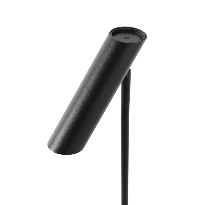 Détail du lampadaire Leo noir