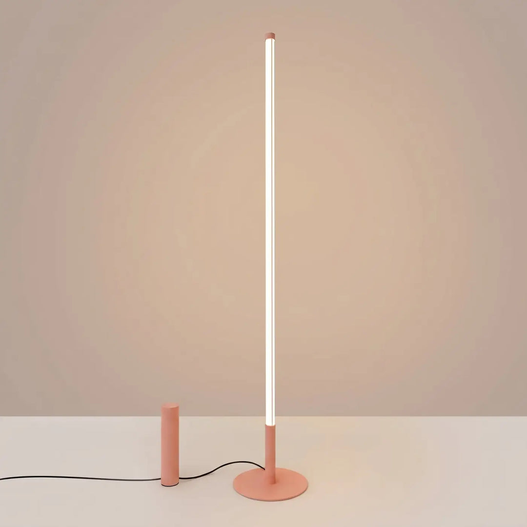 Lampadaire TRANG pêche allumée, tube lumineux