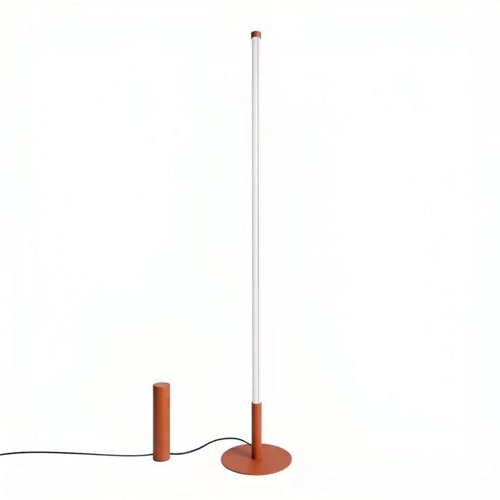 Lampadaire TRANG ocre rouge vue d'ensemble