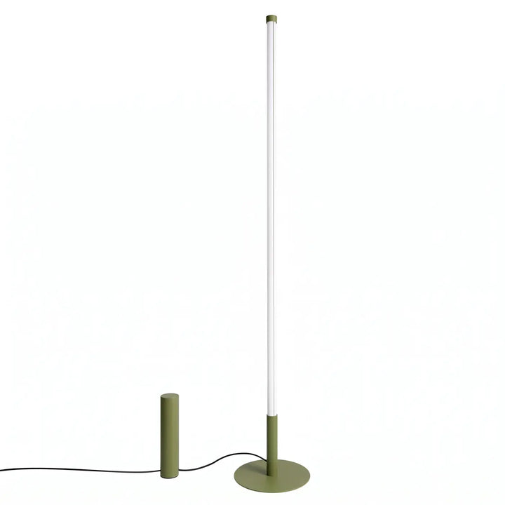 Lampadaire TRANG vert olive vue d'ensemble