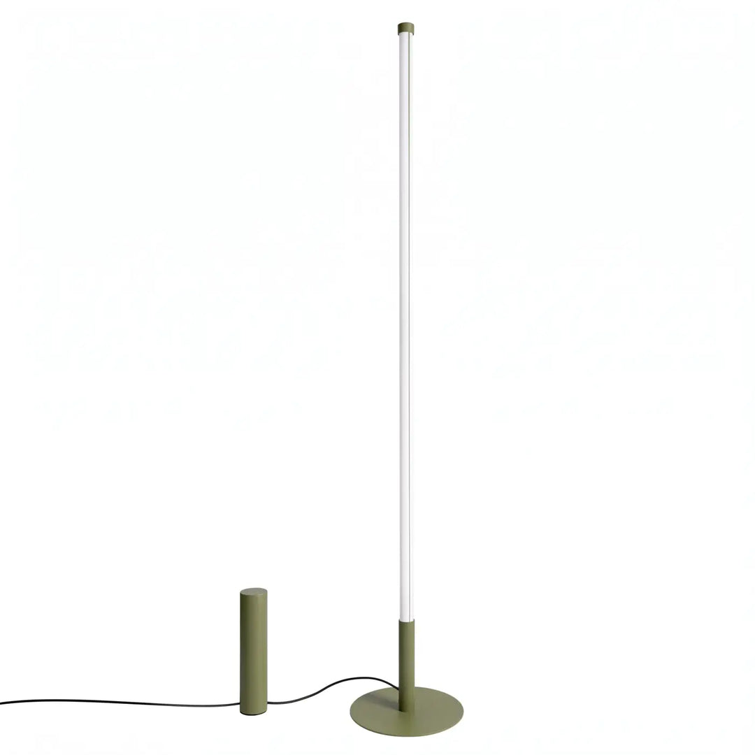 Lampadaire TRANG vert olive vue d'ensemble