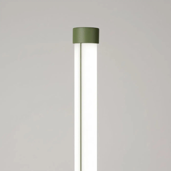 Lampadaire TRANG sauge détail du sommet du tube