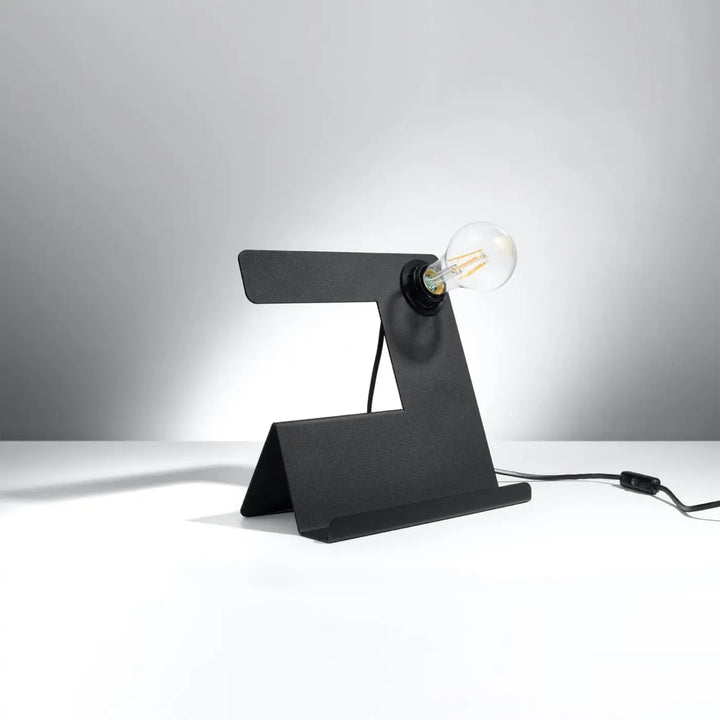 Lampe à poser noir éteinte