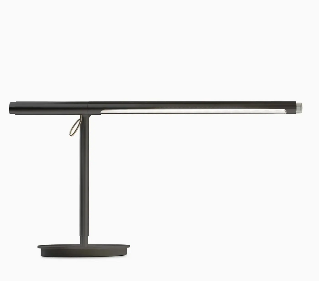 Lampe brazo pablo designs lampe de chevet noire mate en verre pyrex avec led intégrée design minimaliste moderne