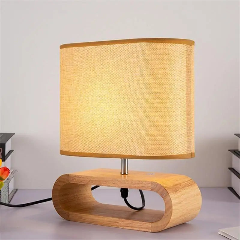 Lampe de Chevet Bois au Design Élégant et Naturel