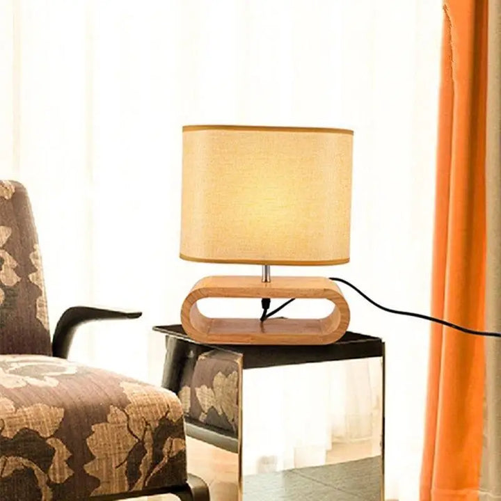 Lampe de Chevet Bois au Design Élégant et Naturel