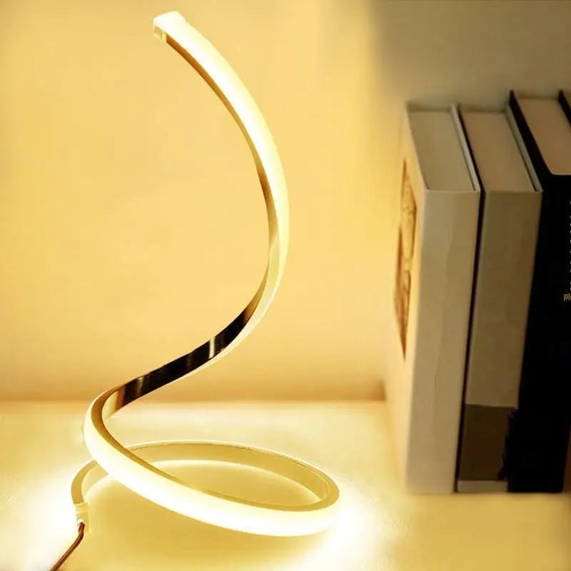 Lampe De Chevet LED Sans Fil Design Spirale