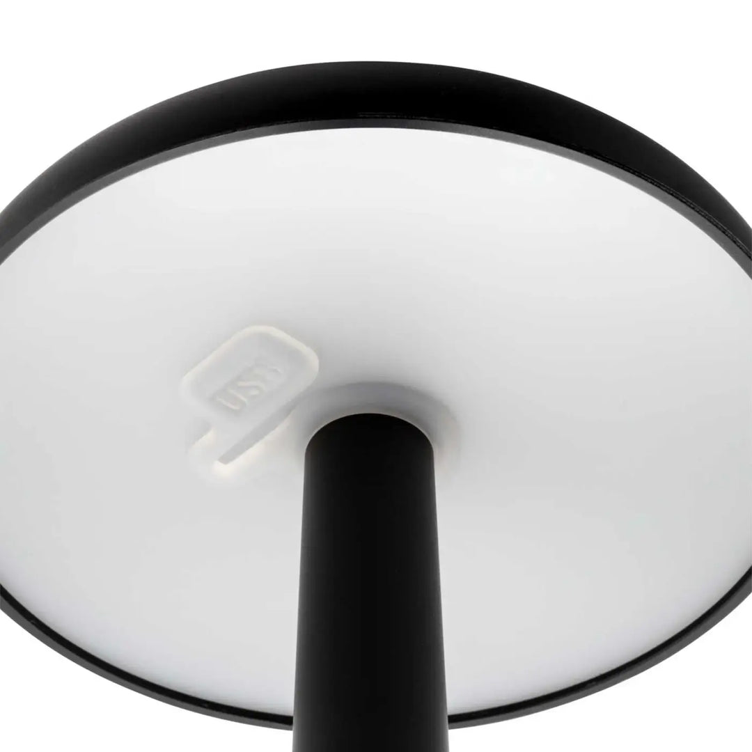 Détail de la lampe tactile Portobello noire #couleur_noir