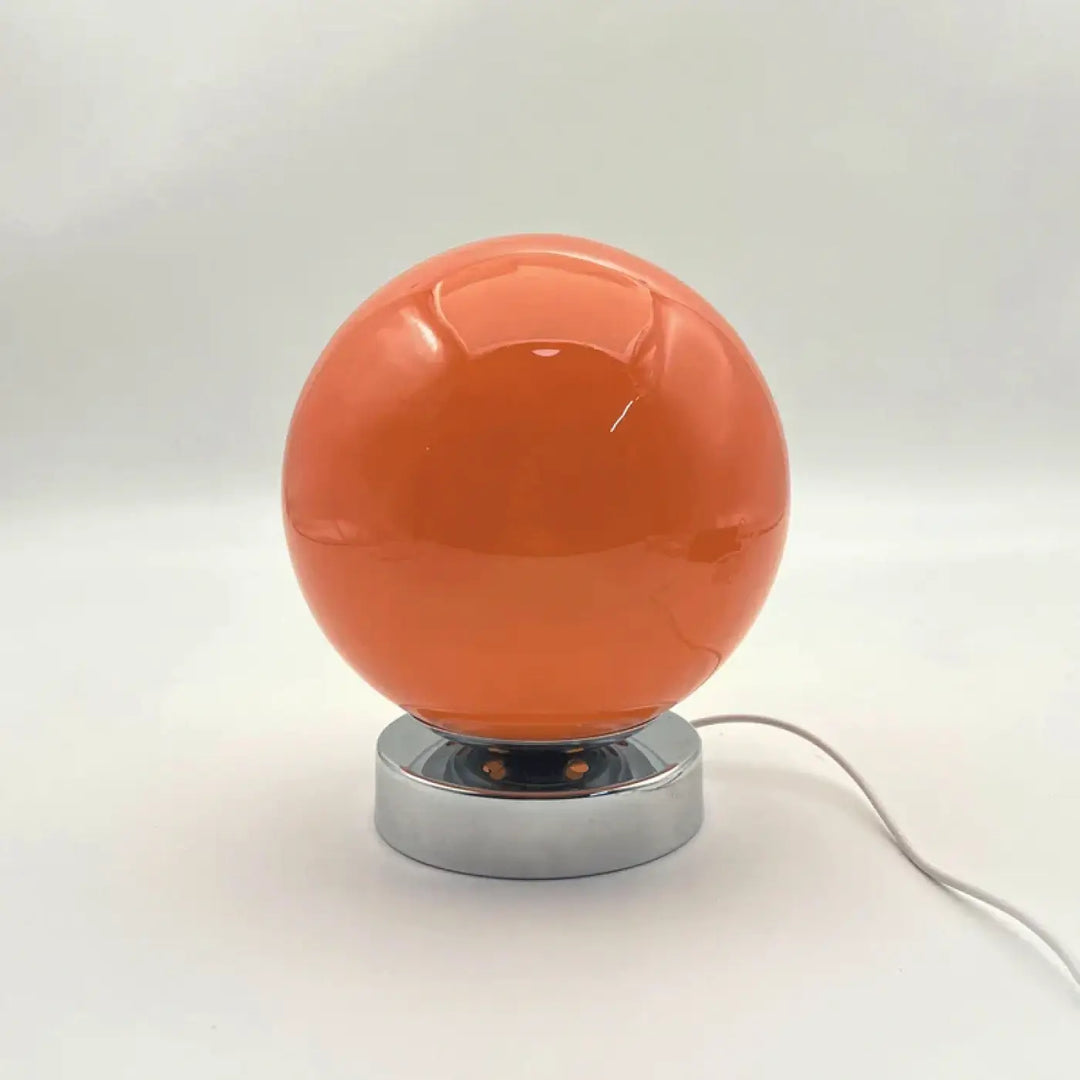 Lampe de chevet scandinave ronde couleur creme design