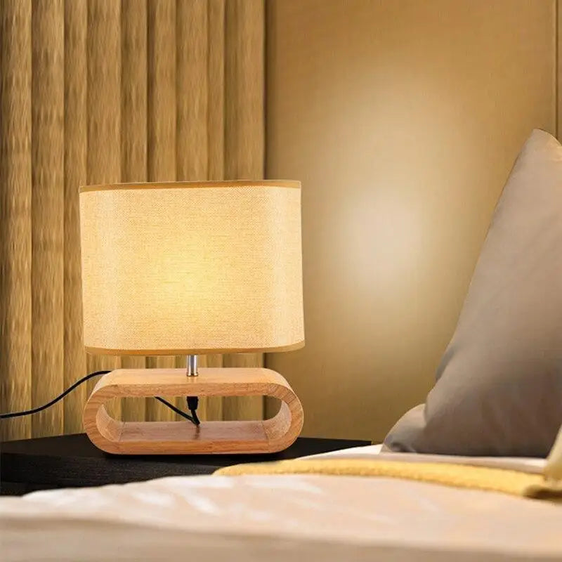 Lampe de Chevet Bois au Design Élégant et Naturel