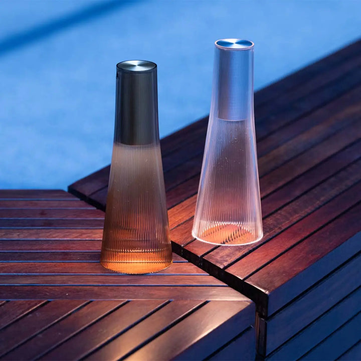 Lampe sans fil Candél à diffuseur cannelé