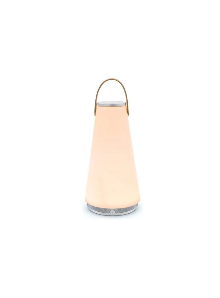 Lampe sans fil UMA argent à enceinte Bluetooth