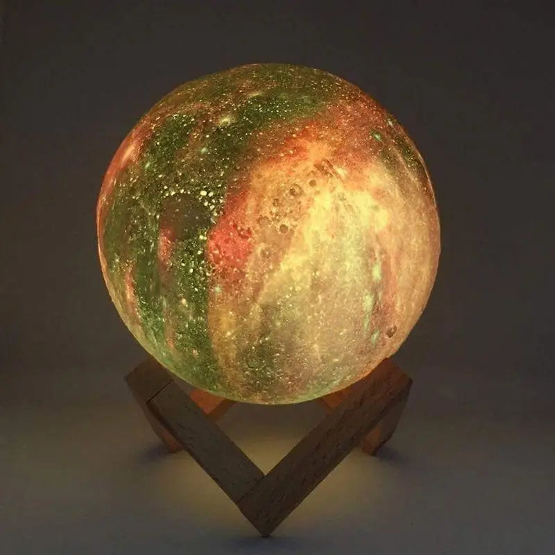 Lampe Galaxie Multicolore à Effet 3D en Acrylique