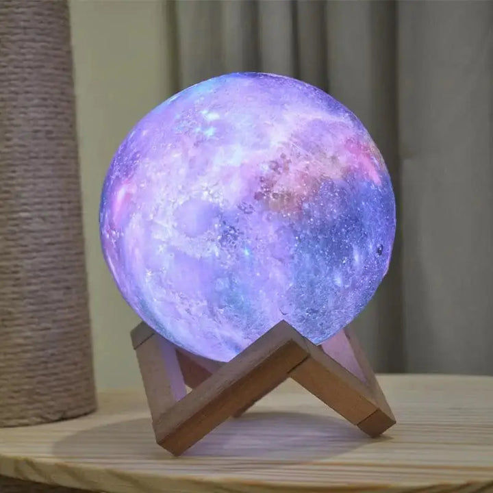 Lampe Galaxie Multicolore à Effet 3D en Acrylique