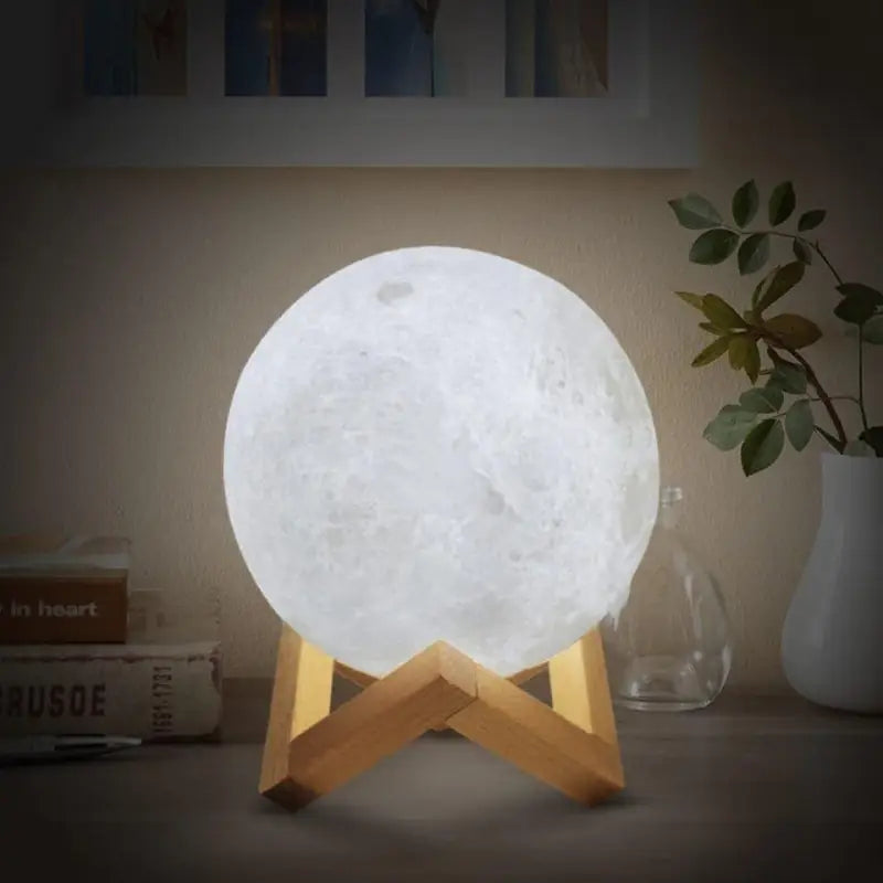 Lampe Lune 3D Sphère Multicolore Éclairage LED