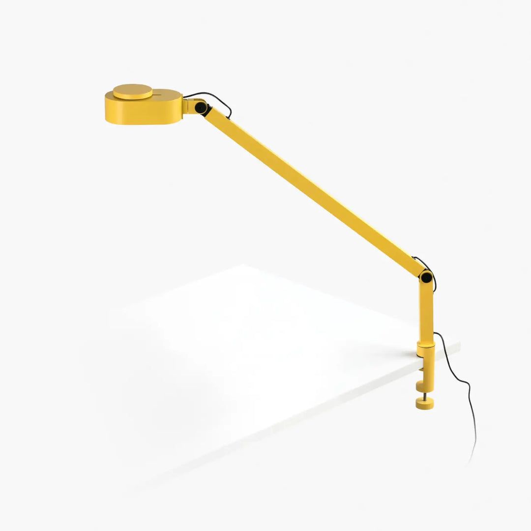 Lampe à pince Inviting jaune de Faro Barcelona