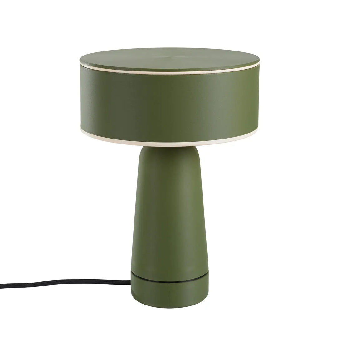 Lampe à poser AXO vert olive vue d'ensemble