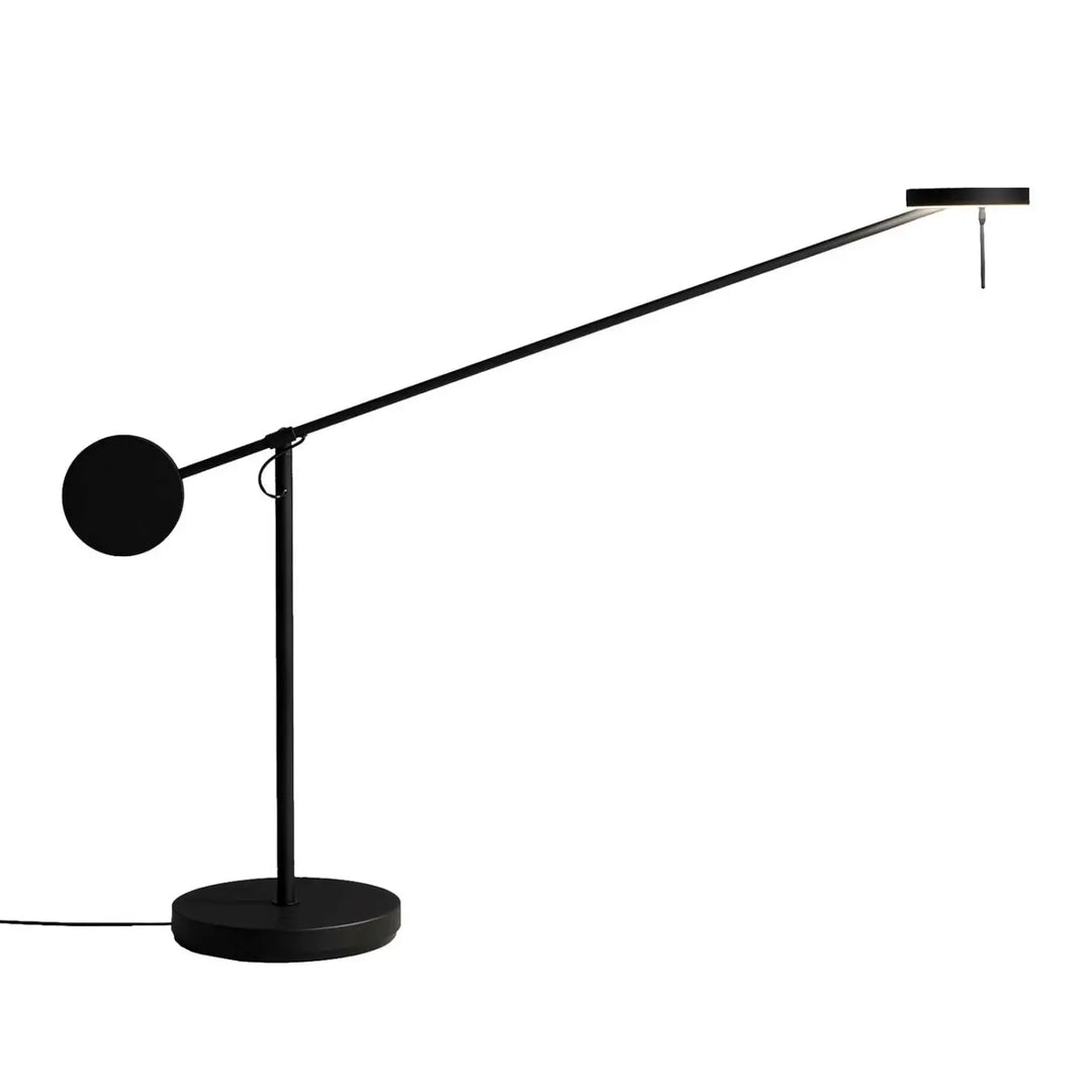 Lampe à poser Invisible en acier et aluminium noir