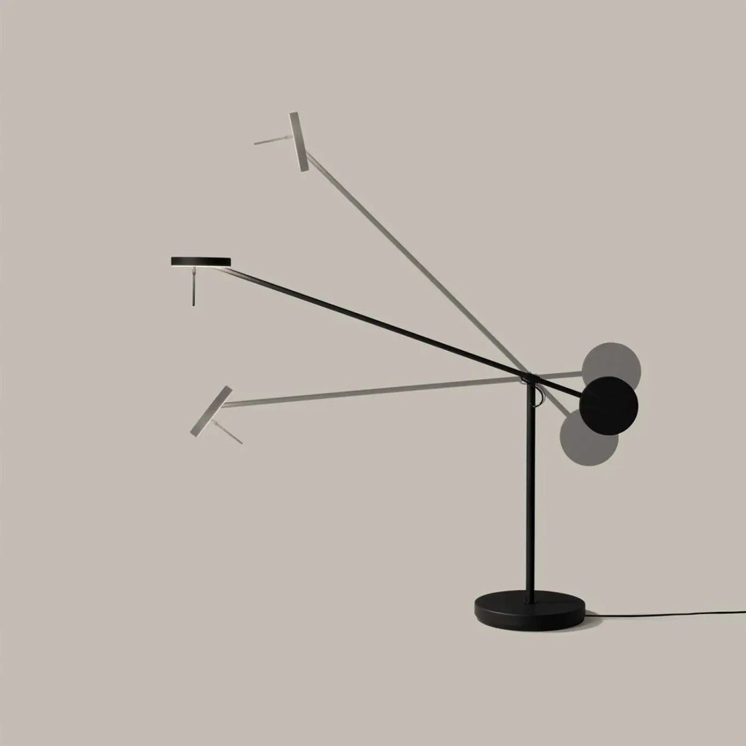 Vue de détail de la lampe Invisible noire
