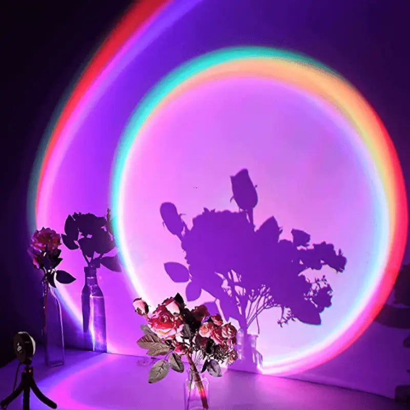 Lampe Coucher De Soleil Projecteur LED Multicolore