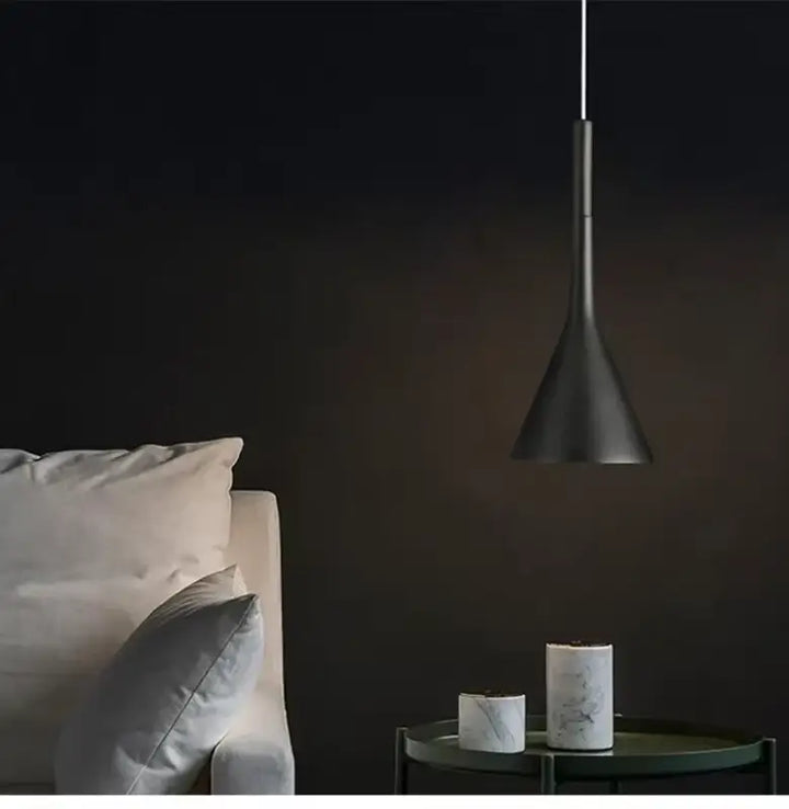 Lampe Suspendue Cuisine Élégante En Aluminium
