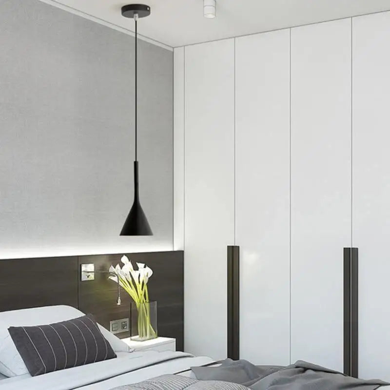 Lampe Suspendue Cuisine Élégante En Aluminium