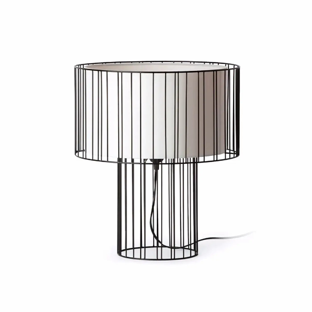 Lampe de table Linda noire et beige de Faro Barcelona