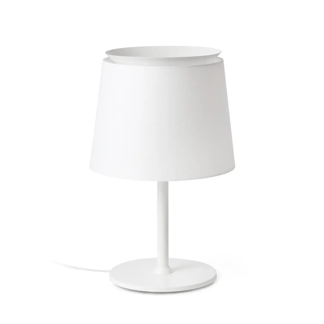 Lampe de table Savoy blanche de Faro Barcelona