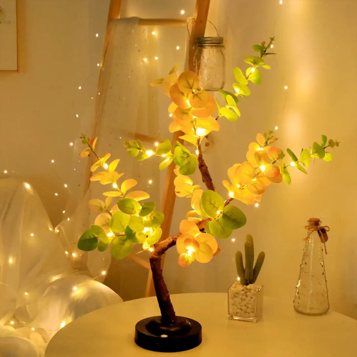 Lampe de table arbre lumineux led design nature chic