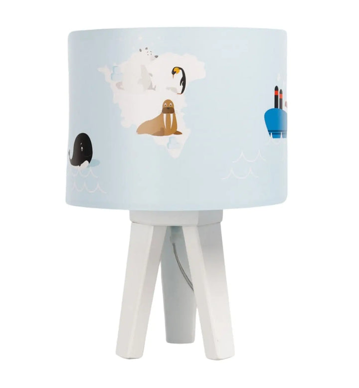 Table lamp Sweet Dreams – Light blue/White/Brown