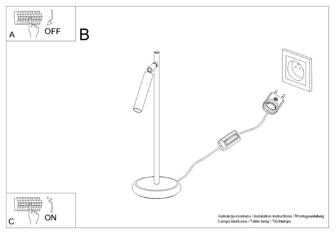 Lampe pastelo bureau blanc avec design minimaliste, tête cylindrique ajustable et pied fin facilement l’assortir