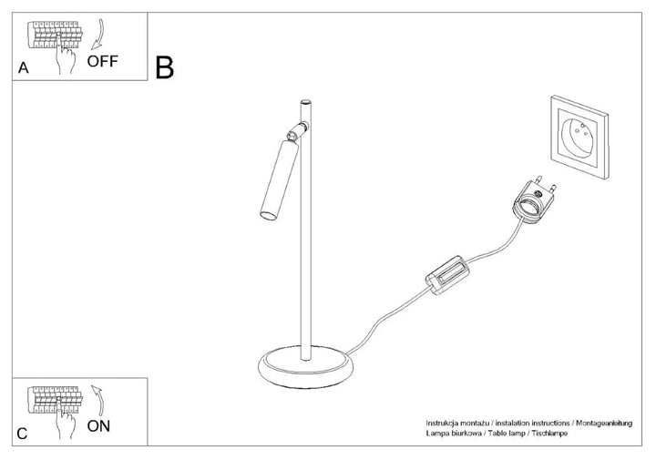 Lampe pastelo bureau blanc avec design minimaliste, tête cylindrique ajustable et pied fin facilement l’assortir