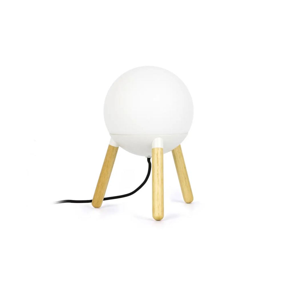 Lampe de table Mine blanche diffuseur polycarbonate de Faro Barcelona
