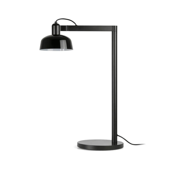 Lampe de table Tatawin abat-jour verre noir de Faro Barcelona