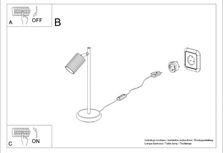 Lampe a poser karbon beige avec design minimaliste et ampoules gu10 interchangeables pour un éclairage élégant