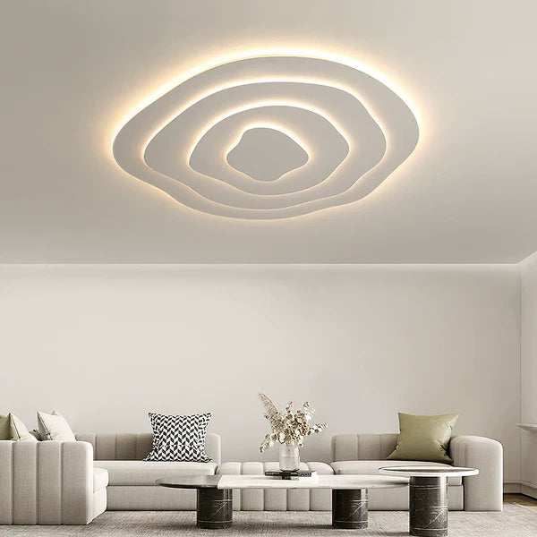 Plafonnier LED Design Spirale Moderne pour Intérieur