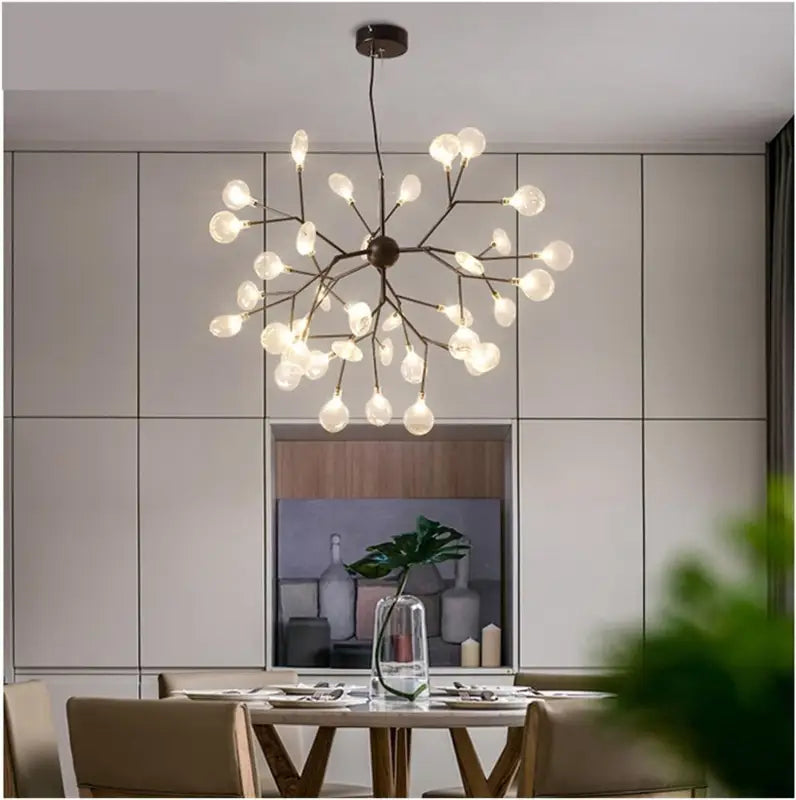 Luminaire Contemporain Fleur Stylisée