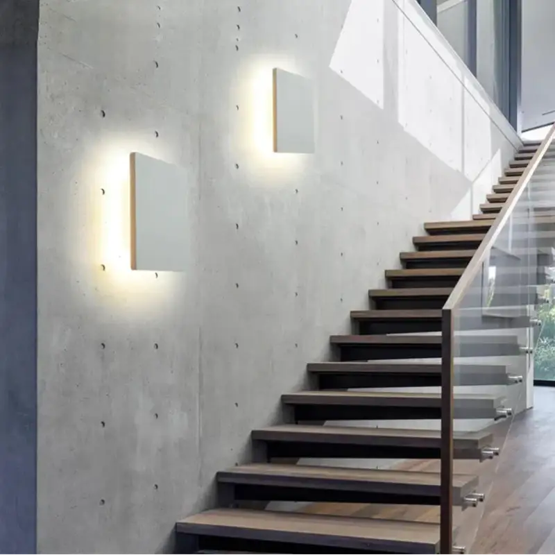 Luminaire Extérieur Carré En Aluminium