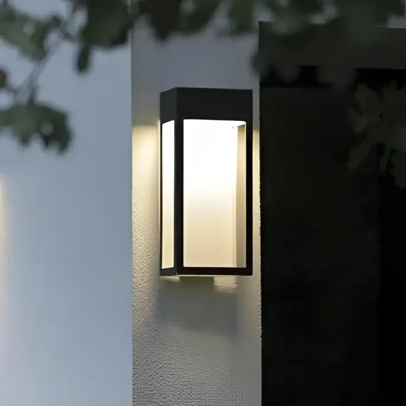 Luminaire Extérieur IP68 Applique Noire Moderne