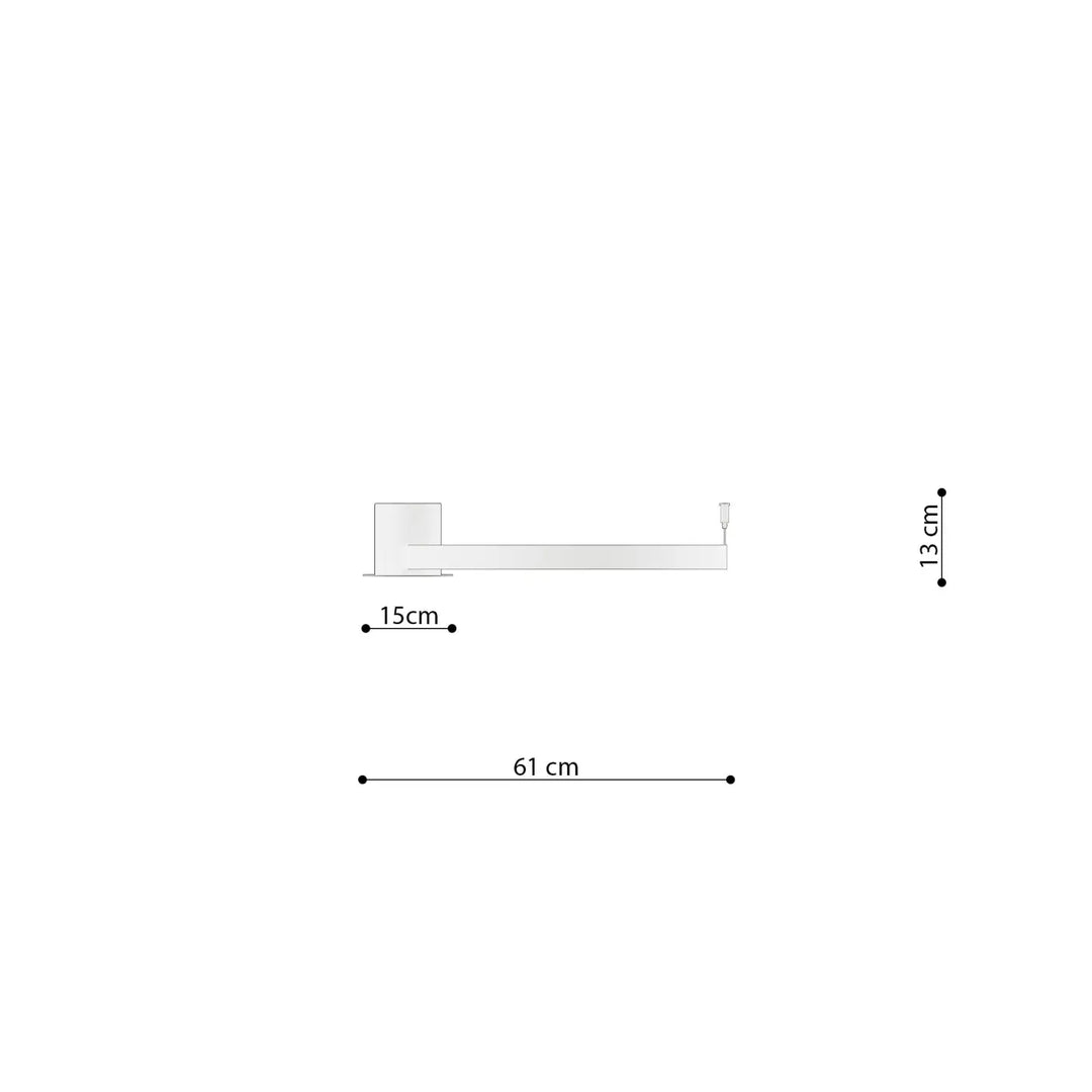Plafonnier rio 55 doré avec modules led et efficacité lumineuse élevée au design minimaliste moderne rectangulaire