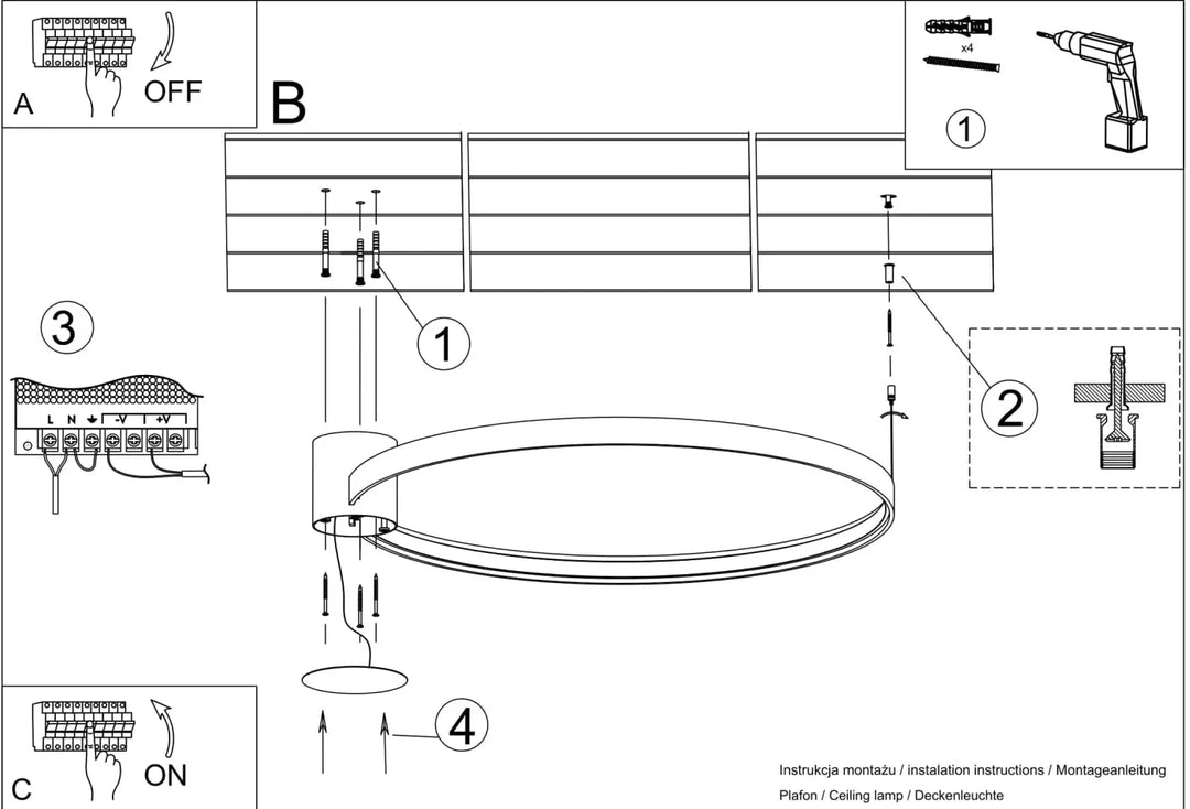 Luminaire plafonnier rio 110 beige avec anneaux led en aluminium allient élégance et design moderne de la collection rio