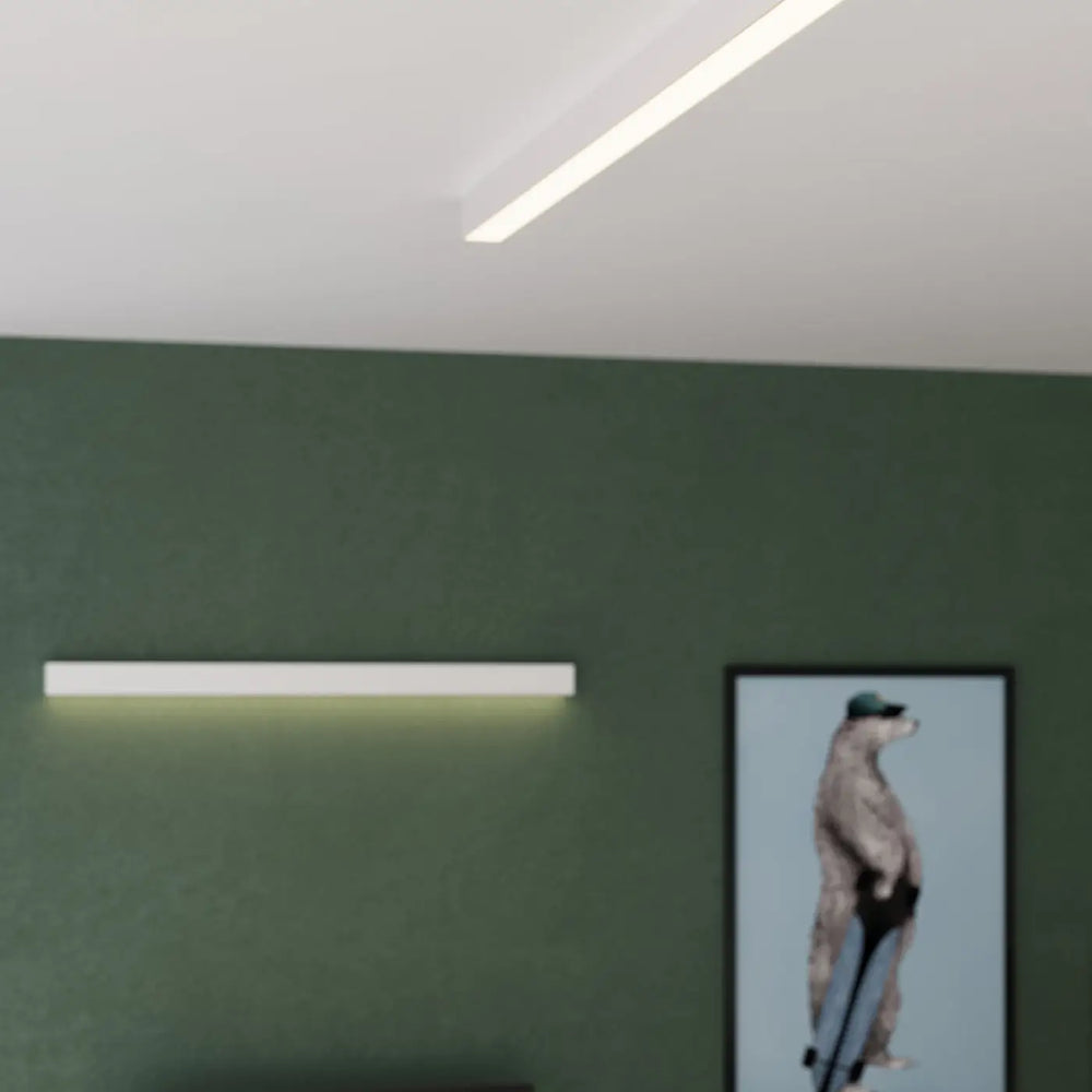 Luminaire plafonnier pinne 90 blanc led 4000k design minimaliste avec paramètres d’éclairage modernes et lampe suspendue élégante