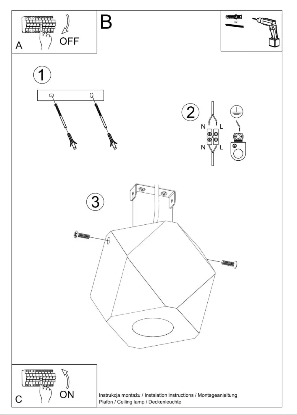 Hexagonal ceiling lamp lampe woody en bois naturel avec design géométrique style loft bois s’intégrera parfaitement