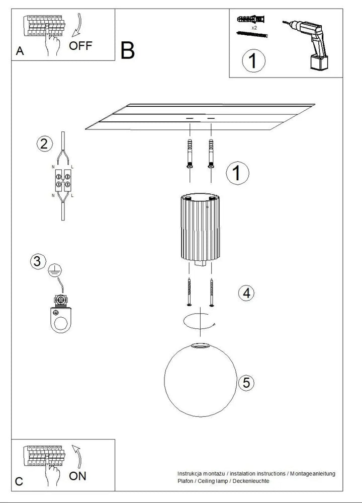 Luminaire plafonnier halo bordeaux avec corps aluminium et diffuseur sphère laiteuse pour bureau décorative