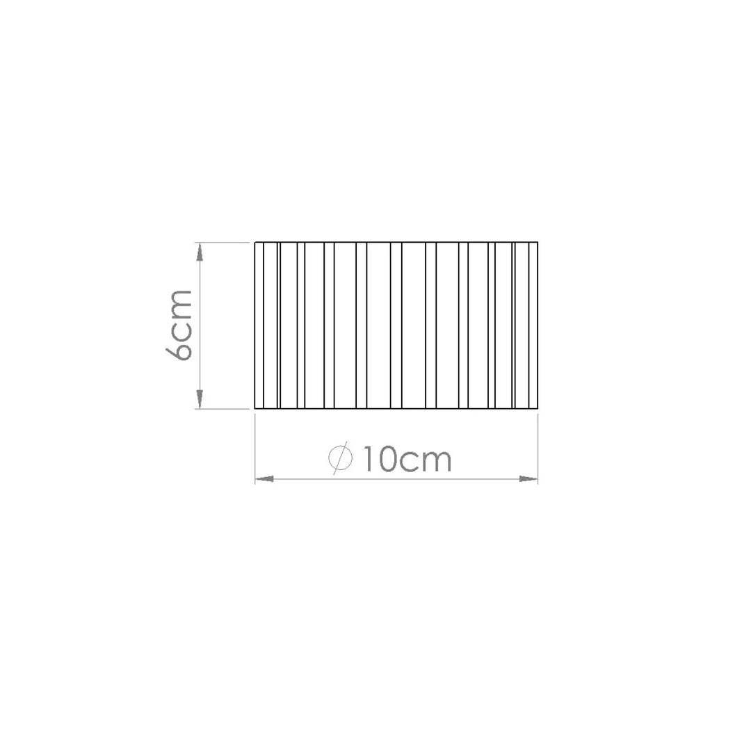 Luminaire plafonnier aura 1 bordeaux avec forme unique inspirée et design minimaliste à rainures verticales