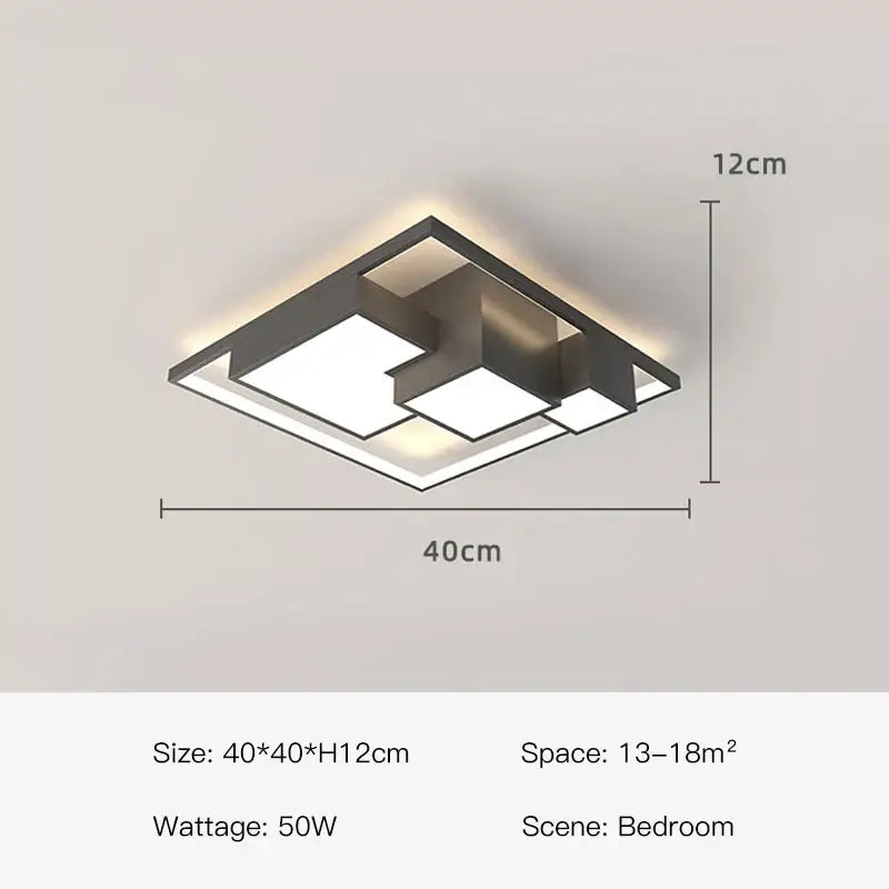 Luminaire plafonnier contemporain design moderne chic