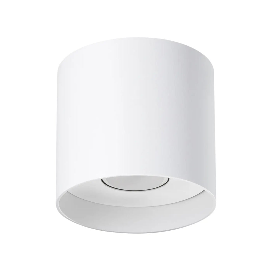 Luminaire plafonnier mika blanc cylindrique avec design moderne et minimaliste alliant simplicité et élégance