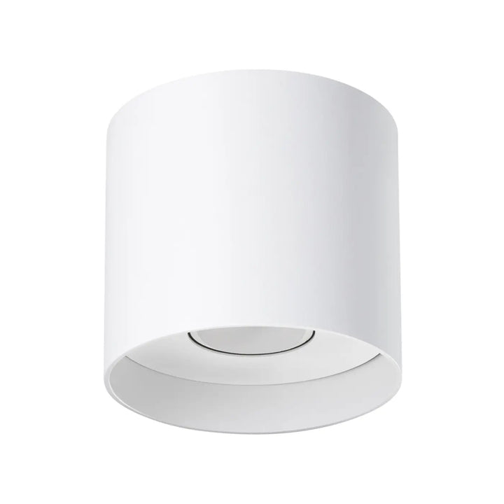 Luminaire plafonnier mika blanc cylindrique avec design moderne et minimaliste alliant simplicité et élégance