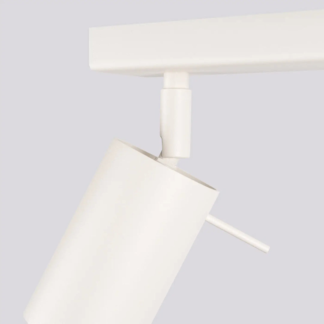 Luminaire plafonnier lampe ring 3l beige avec design minimalisme moderne et éclairage flexible en cylindre blanc